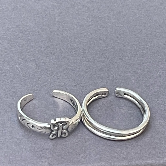 Silpada Sterling silver toe rings - Picture 1 of 5